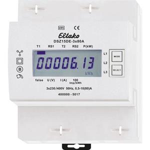 eltako DSZ15DE-3x80A kWh-meter 3-fasen Digitaal 80 A