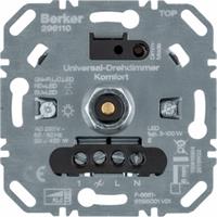 Berker universele draaidimmer comfort LED 3-100 Watt (296110)