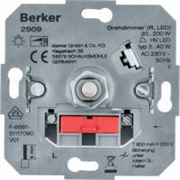 Berker - Dimmer Drehkn 20-200W ohmsch UP