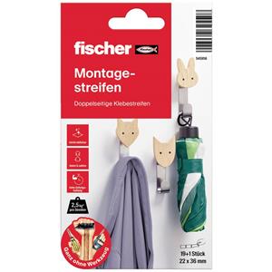 Fischer 545956 Dubbelzijdige kleefpads 1 rollen