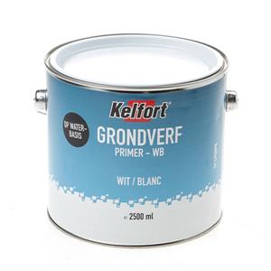 kelfort Grondverf waterbasis wit 2500ml