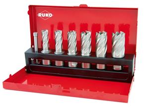 RUKO 108820 Kernboor 7-delig 12 mm, 14 mm, 16 mm, 18 mm, 20 mm, 22 mm 1 set