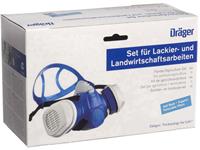 Draeger Set Halbmaske X-plore 3300 inkl. 2 Filter für Lackierarbeiten Bajonettverschluss Größe M