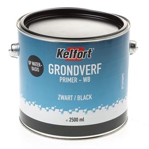 kelfort Grondverf zwart (waterb) 2500ml