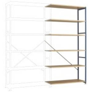 Manuflex RP1429.0001 Fachbodenregal-Anbaumodul (B x H x T) 960 x 2250 x 300mm Holzboden