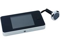 BASI Digitaler Tür-spion 0,3 Megapixel Kamera 3,2‘‘ Farb-Bildschirm Silber Digital