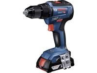 Bosch GSR 18V-55 Akku-Bohrschrauber 18V 4.0Ah Li-Ion inkl. Koffer, inkl. 2. Akku