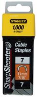 Stanley 1-CT107T Krammen 11 mm Type 7 - 1000 Stuks