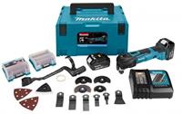 Makita DTM51RTJX3 18V Multitool met 2x 5.0Ah Accu's & Snellader in Mbox