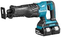 Makita DJR360PT2 2x18V Reciprozaag met 2 Accu's 5,0Ah en Lader in Koffer