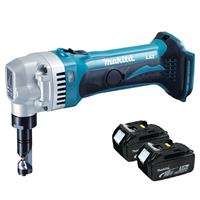 Makita DJN161RTJ 18V Knabbelschaar met 2 Accu's 5.0Ah in Mbox