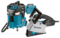 Makita DK0093J Combiset SG1251 1400W Sleuvenzaag en VC4210L 1200W Stofzuiger