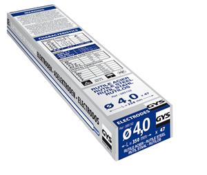 Laselektrode 47 stuks (Ã x l) 4 mm x 350 mm 150 A (max.)
