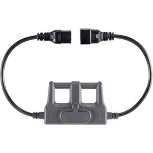 Voltcraft Messadapter Kaltgeräte-Stecker C20 - Kaltgeräte-Buchse C19 Dark-Grey