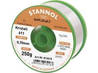 stannol Kristall 611 Fairtin Lötzinn, bleifrei bleifrei Sn0.7Cu 250g 1.0mm