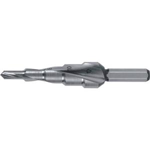 RUKO 101053 Getrapte boor 6 - 38.5 mm HSS Gezamenlijke lengte 100 mm 3 vlakken schacht 1 stuks