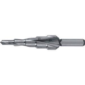 RUKO 101053 Getrapte boor 6 - 38.5 mm HSS Gezamenlijke lengte 100 mm 3 vlakken schacht 1 stuks