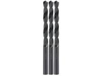 RUKO 206013 HSS Metaal-spiraalboor 1.3 mm Rollenwals DIN 338 Cilinderschacht 3 stuks