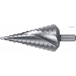 RUKO 101056 Getrapte boor 4 - 39 mm HSS Gezamenlijke lengte 107 mm 3 vlakken schacht 1 stuk(s)