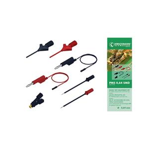 skshirschmann SKS Hirschmann PMS 0,64 SMD Meetsnoerenset [ - ] Zwart, Rood 1 stuk(s)