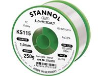 stannol KS115 Soldeertin, loodvrij Spoel Sn99.3Cu0.7 250 g 1.0 mm