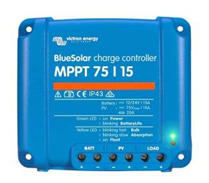 Victron BlueSolar MPPT 75/15 Solarladeregler 12/24V 15A