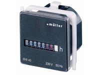 Müller BW4018 24V 60Hz Bedrijfsurenteller BW4018 24V 60Hz