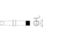 weller Lötspitze Flachform Spitzen-Größe 1.6mm Inhalt 1St.