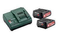 metabo 685300000 12V Li-Ion accu starterset (2x 2,0Ah) + lader