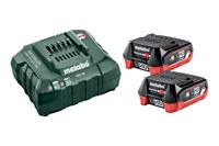 metabo 685301000 12V LiHD accu starterset (2x 4,0Ah) + lader