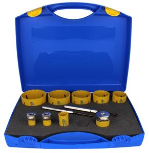profit 090519760 BiMetal Plus 9-delige Gatzagenset in koffer - 19 t/m 76mm