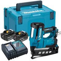 Makita DBN600RTJ 18V Brad Tacker met 2 Accu's 5,0Ah en Lader in Mbox