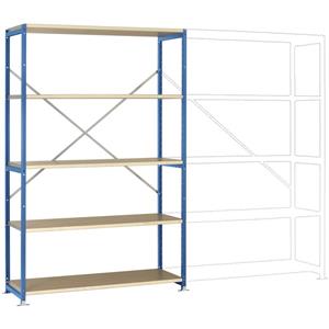 Manuflex RP1036.5007 Fachbodenregal-Grundmodul (B x H x T) 1250 x 2000 x 700mm Holzboden