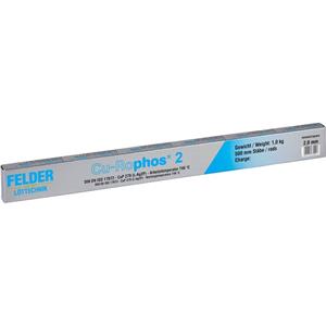 Felder Löttechnik  Cu-Rophos 2  Lötzinn Stange, bleifrei CuP 279 1kg 2mm