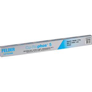 Felder Löttechnik  Cu-Rophos 5  Lötzinn Stange, bleifrei CuP 281 1kg 2mm