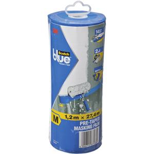 3M PTD2093EL-48-S Afdekfolie ScotchBlue Blauw (transparant) (l x b) 27.4 m x 1.2 m 1 stuk(s)