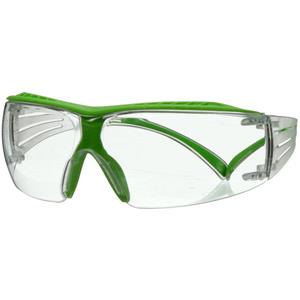 3M SecureFit SF401XSGAF-GRN Veiligheidsbril Incl. anticondens-bescherming Groen