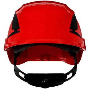 3M SecureFit Schutzhelm belüftet, mit UV-Sensor Rot EN 397