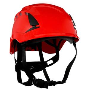 3M SecureFit Schutzhelm belüftet, mit UV-Sensor Rot EN 397, EN 12492, EN 50365
