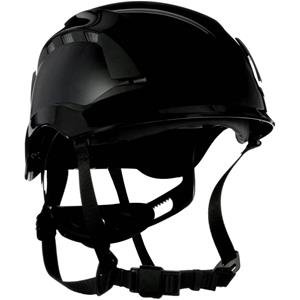 3M SecureFit Schutzhelm belüftet, mit UV-Sensor Schwarz EN 397, EN 12492, EN 50365