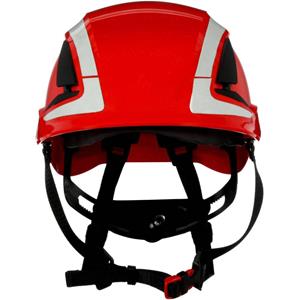 3M Schutzhelm mit UV-Sensor, reflektierend, belüftet Rot EN 397, EN 12492