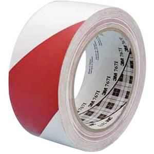 3M Weich-PVC-Klebeband 767i, rot/weiß