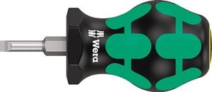 wera 335 Stubby Platte schroevendraaier Kopbreedte: 4 mm Koplengte: 25 mm