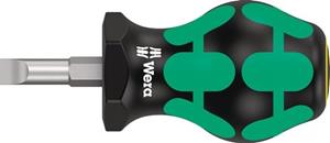 wera 335 Stubby Platte schroevendraaier Kopbreedte: 6.50 mm Koplengte: 25 mm