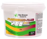 zwaluw Den Braven 12002321 Plasterboard Filler Vulpasta - Wit - 5000ml