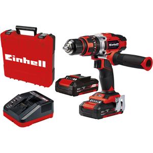 EINHELL Akku-Schlagbohrschrauber TE-CD 18/48 Li-i Power X-Change 18 V inkl 2 Akkus & Ladegerät