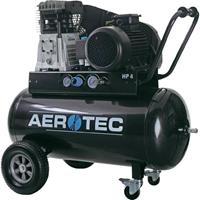 AeroTEC Druckluft-Kompressor 600-90 Liter TECH (3 kW, max. 10 bar, 90 Liter Kessel) Stromanschluss 400 V