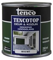 Tenco top Deur & Kozijn beits hoogglans wit 9010 0,25L