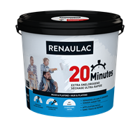 Praxis Renaulac latex 20 Minutes zijdeglans wit 5L