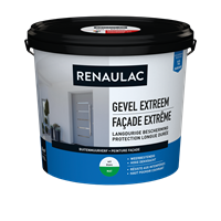 Praxis Renaulac buitenmuurverf Gevel Extreem mat wit 5L